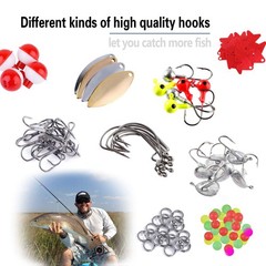 TOPFORT 187/343pcs Fishing Accessories Kit, 343pcs kit