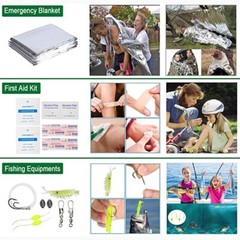 Galaxy 40 piezas en uno para kits de emergencia de supervivencia Gear Outdoor