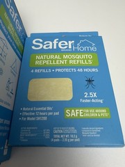 Safer Home SH1200 Outdoor Mosquito Repellent & 4pk refills. (Bundle kit)