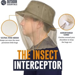 Lightweight Mosquito Head Net With Adjustable Fit – Ultimate Bug Protection