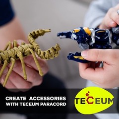Teceum Paracord Type Iii 550 Sofit Yellow 100 Ft 4Mm Tactical Rope Mil-Spec