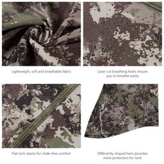 BASSDASH Neck Gaiter Mask UPF 50 Sun Protection for Men One Size, Grunge Camo