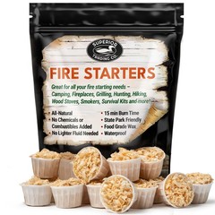 Superior Trading Fire 30 Extra Large pods, Waterproof for Indoor/Outdoor