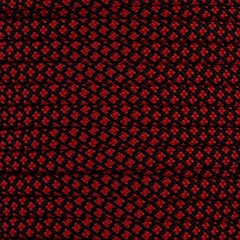 7 Strand Core 550lb Paracord Parachute Cord Lanyard Mil Spec Type Red & Black