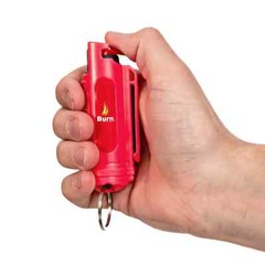 BURN Pepper Spray 0.5oz Self Defense Security Keychain Red 3 Pack
