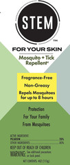 STEM Mosquito and Tick Repellent Bug Spray, Fragrance-Free Picaridin , 4 oz