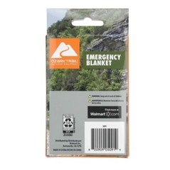 Ozark Trail Outdoor Lightweight Emergency Blanket 52″Wx82.5″L New In SEALED Box