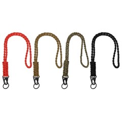 Paracord Lanyard, 4Pcs & Timber Red Camo Fit for (Keys Whistle)