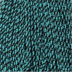 95 Cord (Type 1) Paracord Turquoise & Black Camo 100 FT USA MADE & SELLER