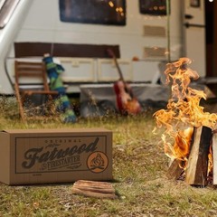 Natural Pine Fatwood Fire Starters Easy Light Campfire Indoor Outdoor Use