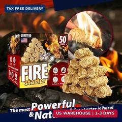 Fire Starters Natural Pine Fire Starters for Campfires Fireplace Grill Wood Pell
