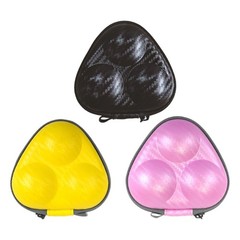 Table Tennis Box Storage Case 3 Pingpong Storage Box PU Leather Table Tennis Box