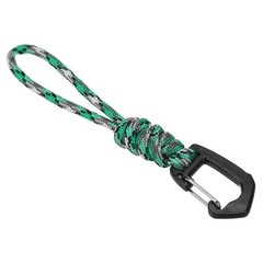 Badge Lanyard 4.7 Inch, Necklace Keychain Cord Metal Clasp Hook, Camo Green