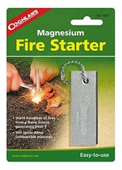 Coghlan’s Magnesium Fire Starter With Flint Striker – Starts Hundreds Of Fires