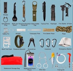 Survival Kit Advent Calendar for Teen Adult, 24 Days Christmas Countdown Calenda
