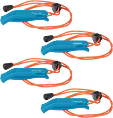 3/4 Pcs Emergency Whistle – Super Loud Survival Whistle with Lanyard for Safety