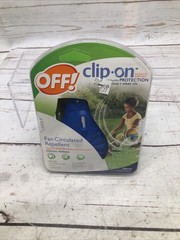 Off! Clip-on Fan Circulated Mosquito Repellent w/ 1 Refill New Blue Fan Version