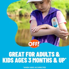OFF! Insect Repellent Lotion Adults & Kids, Fragrance-Free Bug Repellent 3.8oz