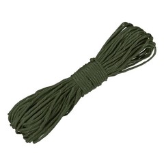 Reflective Fluorescent Paracord Rope 4mm 98 ft for Camping (Olive Green)