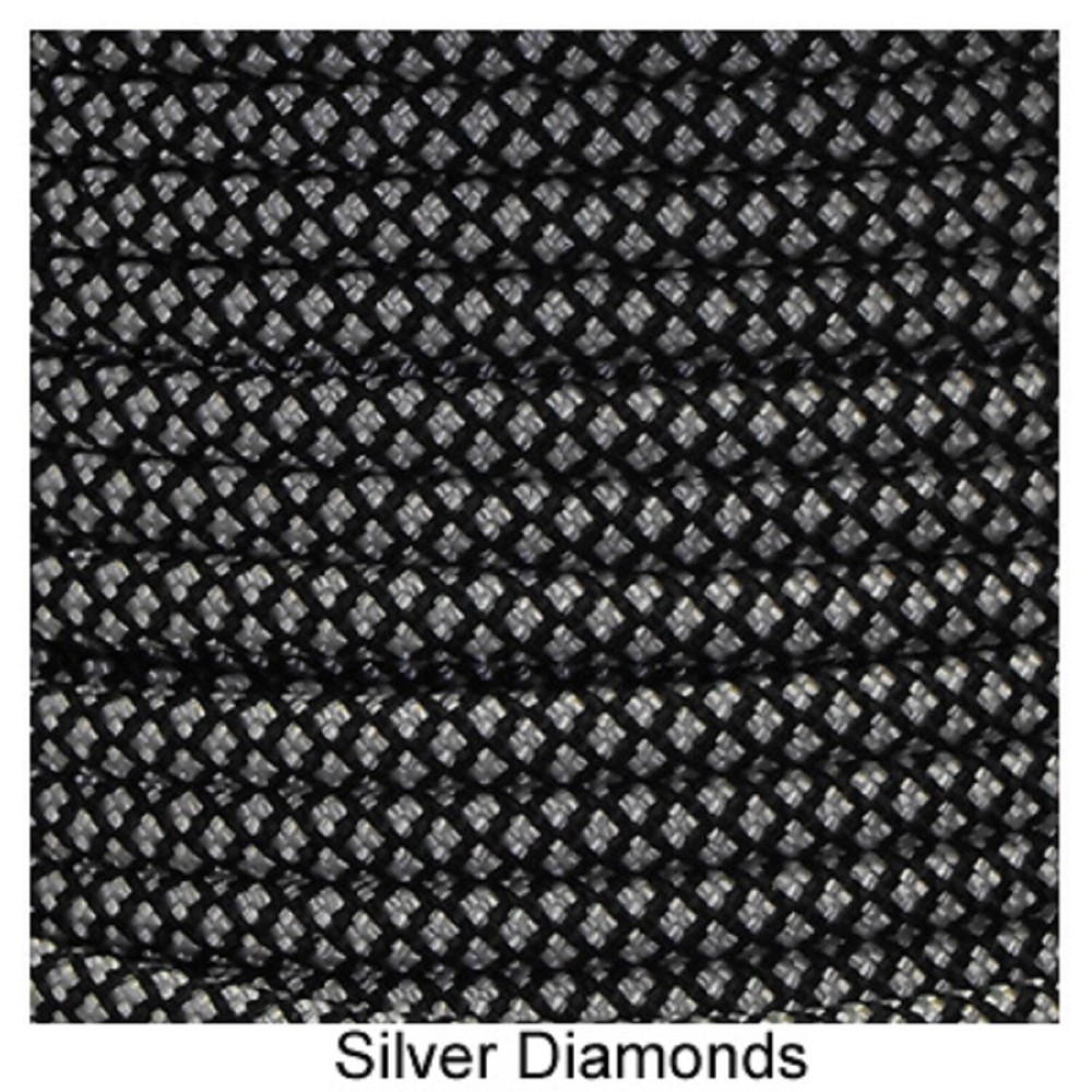 Silver Diamonds Paracord 1000 Foot 550 lb 7 Strand Camping Survival Rope