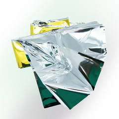 50 PACK – XXL Gold/Silver Emergency Blanket Mylar Survival Foil Heat 84″ x 64″