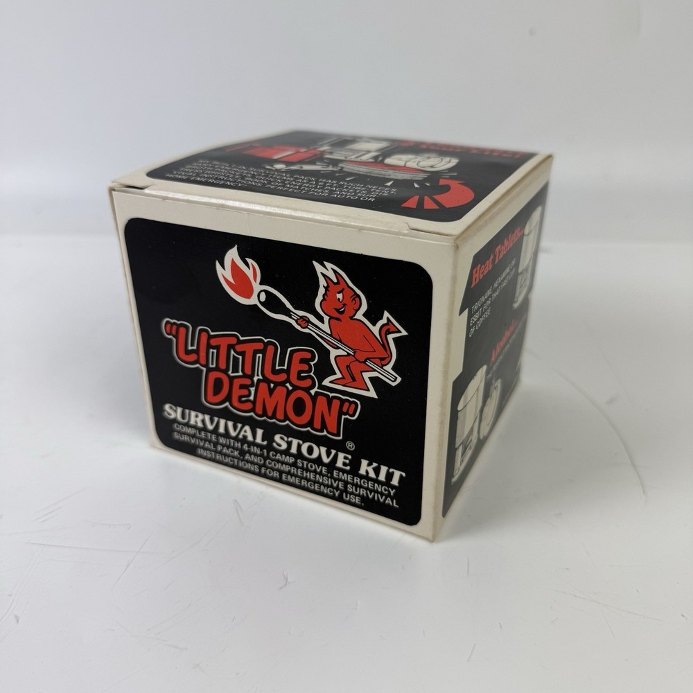 Little Demon Emergency Survival 4-in-1 Stove Kit Vintage NOS