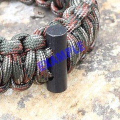 Small Ferro Rod Survival Drilled Flint Fire Starter with Toggle Hole for Para…
