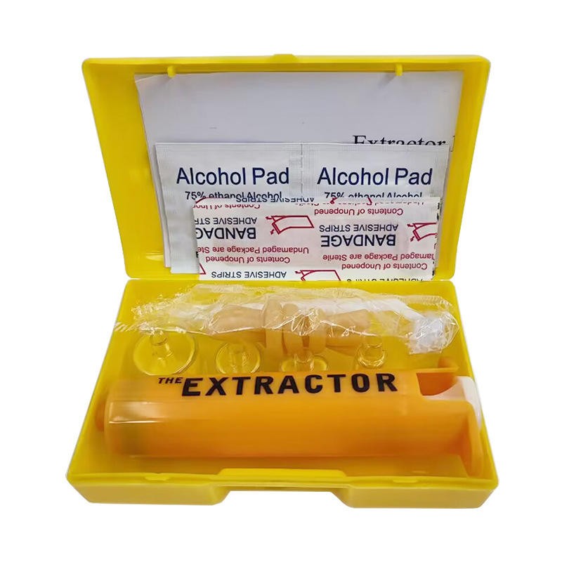 Insect Bee Sting Snake Bite Venom Extractor Suction Kit Tool Pump First Aid USA