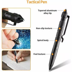 12 in 1 Outdoor Emergency Survival Equipment Mountaineering Camping Toolbox Port