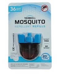 Thermacell Mosquito Repellent Refill 36 Hour Scent-Free ER136 Rechargeable