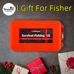 Mini Survival Fishing Kit Small Emergency Fishing Tacklebox Pocket Outdoor Fishi