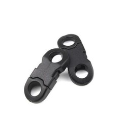 30/50X Buckles Black For Paracord Bracelets Plastic Safety Clasp Side Release