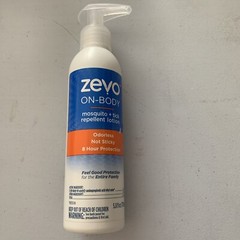 Zevo On Body Mosquito + Tick repellent Lotion 5.8 fl. oz 4 Bottles