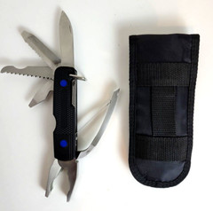 Outdoor Emergency Survival Multi-Tool Kit: Knife, Pliers, Saw, Opener, Philips