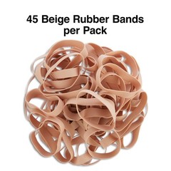 Staples Rubber Bands, Size #84 – Economy Bands for Heavy Bundling, Beige