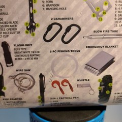 Guidesman Outdoor Survival Kit. Tools Equipped with Over 40 Features.