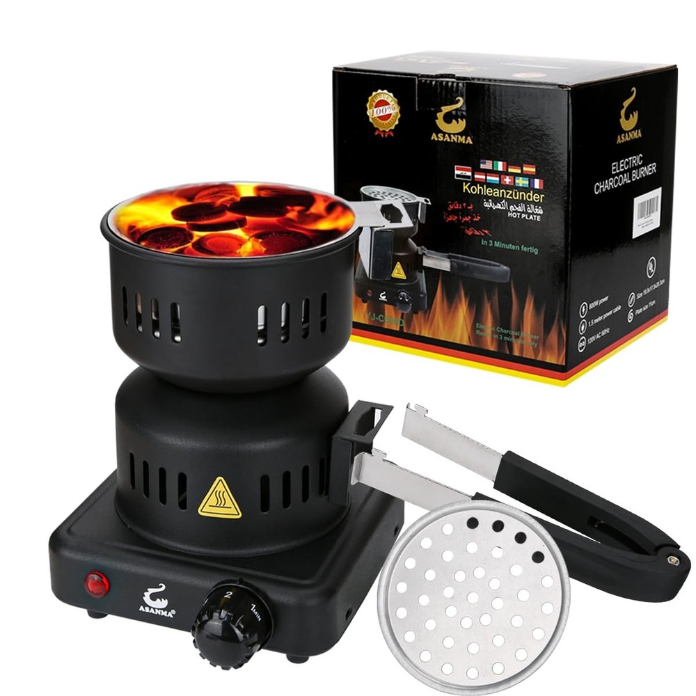 Charcoal Starter – Coal Burner for Cubes Hot Plate Durable Faster Electric Co…