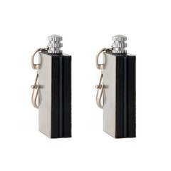2Pcs Lighter Flint Magnesium Emergency Fire Starter Camping Survival Waterproof
