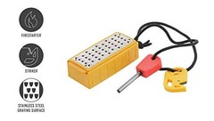 50562 Pack Pal Tinder Maker with Fire Starter – Stainless Steel Grater