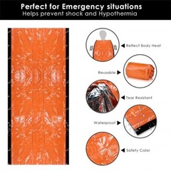 Heavy Duty Mylar Emergency Sleeping Bag Outdoor Camping Survival Shelter