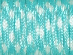 7 Strand Core 550lb Paracord Parachute Type III-100ft (Acid Blue Camo 49#)