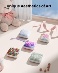 Gaiatop Rechargeable Hand Warmers, 4000mAh Double-Sided Small, Pastel Prism
