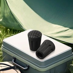 Trekking Pole Tips Replacement Long Lasting Rubber Feet (3pcs) for Hiking Poles