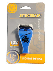 UST Jet Scream Emergency Whistle 122 Decibels Pea-Less Weatherproof Flat Buoyant