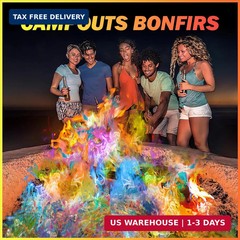 25 Pack Colorful Flames Color Fire Packets Fire Pit for Campfire,Fire Color Pack