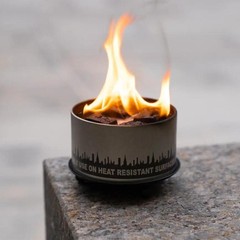 Black Iron Trivet Candle Holder with Ball Feet for Outdoor Decor