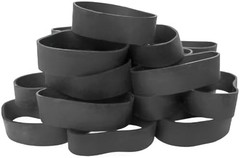 Tactical Rubber Bands Size #94 (3 1/2» x 3/4»), 25 Pcs Black Thick Extra Wide
