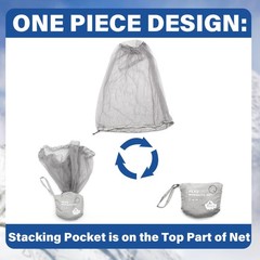 Benvo Mosquito Head Net Mesh Face Neck Fly Netting Cover from Bugs Gnats Noseeum