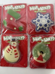 Lot 8 Reusable Christmas Hand Warmers Snowflake Snowman Stocking Gift Wreath