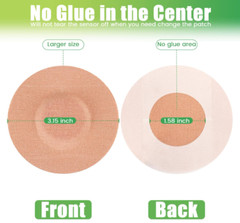 50 PCS Freestyle Sensor Covers for Libre 2/3-Adhesive Patches-Waterproof CGM Tap
